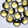 Transparent Spray Painted Glass Cabochons GLAA-S190-013C-D04-1