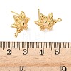 Brass Stud Earring Findings KK-C099-14G-3
