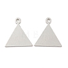 925 Sterling Silver Triangle Charms STER-B005-36P-1