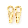 Brass Swivel Lobster Claw Clasps KK-K382-06G-1