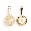 Alloy Enamel Pendants ENAM-TAC0001-14B-3