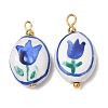 Handmade Porcelain Pendants PR-CBA8966-08G-1