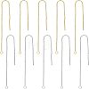 20Pcs 2 Colors 304 Stainless Steel Stud Earrings Findings STAS-UN0036-78-1