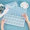 Plastic Bead Containers Rectangle CON-BC0006-81-3