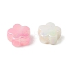 UV Plating Opaque Acrylic Beads OACR-G058-17D-2