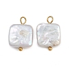 Natural Freshwater Pearl Keshi Pearl Pendants STAS-D378-04G-1