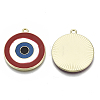 Alloy Enamel Pendants ENAM-N050-05C-2