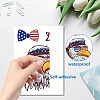 8 Sheets 8 Styles Independence Day PVC Waterproof Wall Stickers DIY-WH0345-131-3