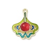 Alloy Enamel Pendants PALLOY-R151-34G-01-1