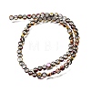 Electroplated Transparent Glass Beads Strands GL-CBA98F0-06B-02-3