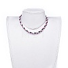 (Jewelry Parties Factory Sale)Faux Suede Cord Braided Necklaces NJEW-JN02505-5