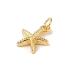 925 Sterling Silver Starfish Charms STER-K181-04G-2