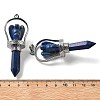 Natural Lapis Lazuli Pointed Big Pendants KK-H491-01P-03-3