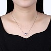 925 Sterling Silver Pendant Necklaces NJEW-BB32726-3