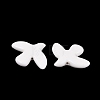 Peace Dove Shape Glazed Porcelain Beads PORC-Q006-01-2