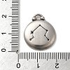 304 Stainless Steel Pendants STAS-L022-306AS-07-3