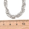 6MM 304 Stainless Twisted Rope Chain Necklaces SA-CBA725A-24P-5