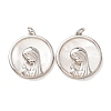 Religion Natural White Shell Pendants SH-CBAB4F6-01P-1