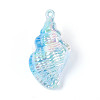 UV Plating Opaque Acrylic Shell Shape Big Pendants SACR-T018-35F-1