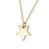 Star Stainless Steel Pendant Necklace PW-WG9E3BB-04-1