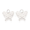 925 Sterling Silver Butterfly Charms STER-T009-01S-3