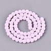Imitation Jade Glass Beads Strands GLAA-T032-J6mm-04-3