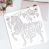 PET Hollow Out Drawing Painting Stencils DIY-WH0391-0400-3