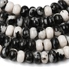 Natural Zebra Jasper Beads Strands G-A280-A22-01-3