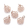 304 Stainless Steel Pendants LS-STAS-Q201-T454R-1