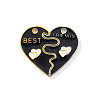 304 Stainless Steel Enamel Pendants STAS-OY003-24GP-1
