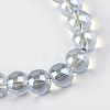 Electroplate Glass Beads Strands EGLA-Q062-4mm-A07-2