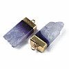 Natural Agate Pendants G-Q998-039B-3