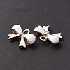 Alloy Enamel Pendants ENAM-O049-04G-02-5