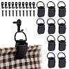 10 Sets Mini Stainless Steel Hook Hangers AJEW-OC0015-99EB-1
