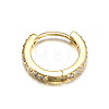 Brass Micro Pave Clear Cubic Zirconia Hoop Cartilage Earrings WG0AF68-03-2