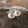 Alloy Leverback Earrings WGDE6E3-01-3