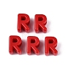 Opaque Acrylic European Beads OACR-M027-01R-01-1