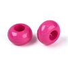 Opaque Acrylic European Large Hole Beads SACR-N019-03I-2
