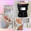 Pleated Solid Color Double-Sided Polyester Lace Trim DIY-WH20002-138E-5