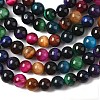 Natural Tiger Eye Beads Strands X-G-G101-6mm-6-2