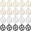 Unicraftale 40Pcs 4 Colors 304 Stainless Steel Charms STAS-UN0030-85-1