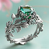 Zinc Alloy & Rhinestone Finger Rings FS-WG73E81-12-1