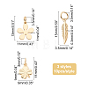 CHGCRAFT 30Pcs 3 Style Brass Pendants KK-CA0001-50G-2