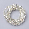 Electroplate Glass Beads Strands EGLA-J149-B-FR06-2