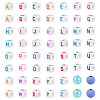 264Pcs 28 Styles Opaque & Transparent Acrylic Beads OACR-TA0004-78-2