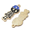 5Pcs Alloy Enamel Pendants ENAM-YW0001-49C-2