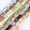 Glass Beads Strands EGLA-F123-3x6mm-M05-2