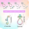 10 Sets 2 Colors 304 Stainless Steel Toggle Clasps STAS-SC0004-23-2