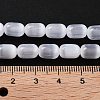 Natural Selenite Beads Strands G-F750-B-01-3