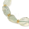 Natural Prehnite Chip Beads Bracelets & Necklaces Sets SJEW-P004-01P-01-2